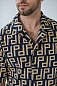 Мужская рубашка "Багамы" 2111-К / Темно-синий