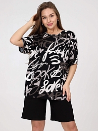 Женская футболка из вискозы М-939 / Роспись