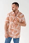 Мужская рубашка "Багамы" 2111-К / Оранжевый